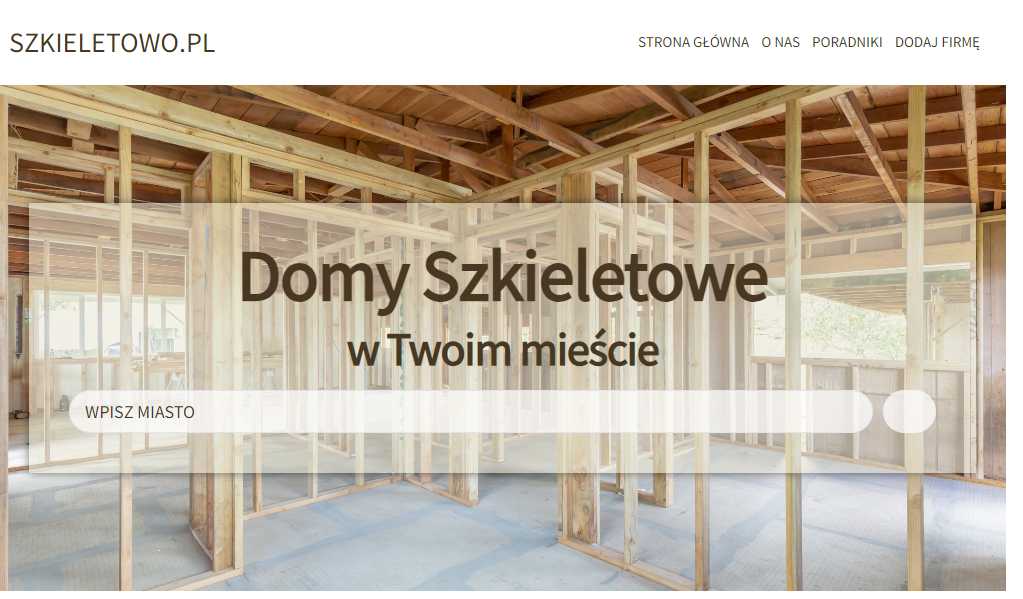 Budujemy domy szkieletowe